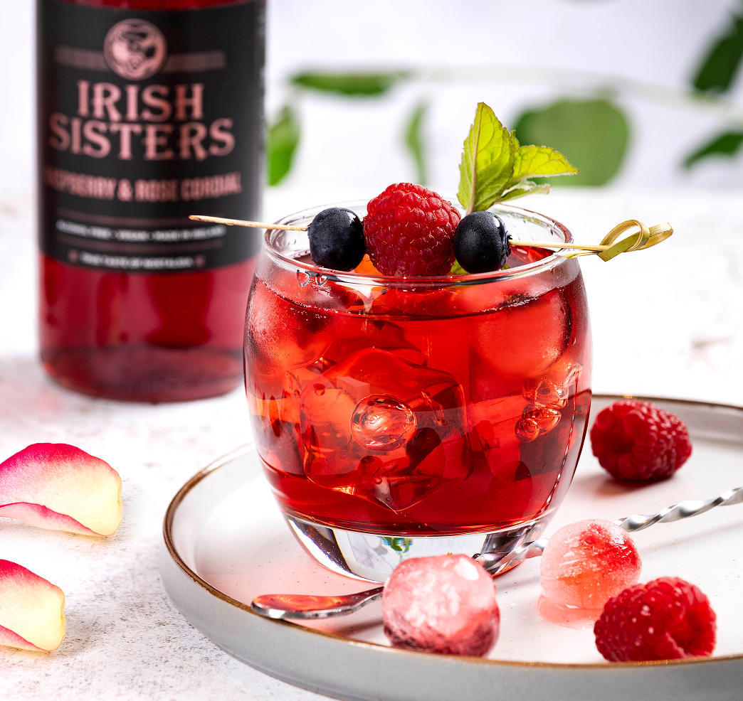 Raspberry Rose cocktail