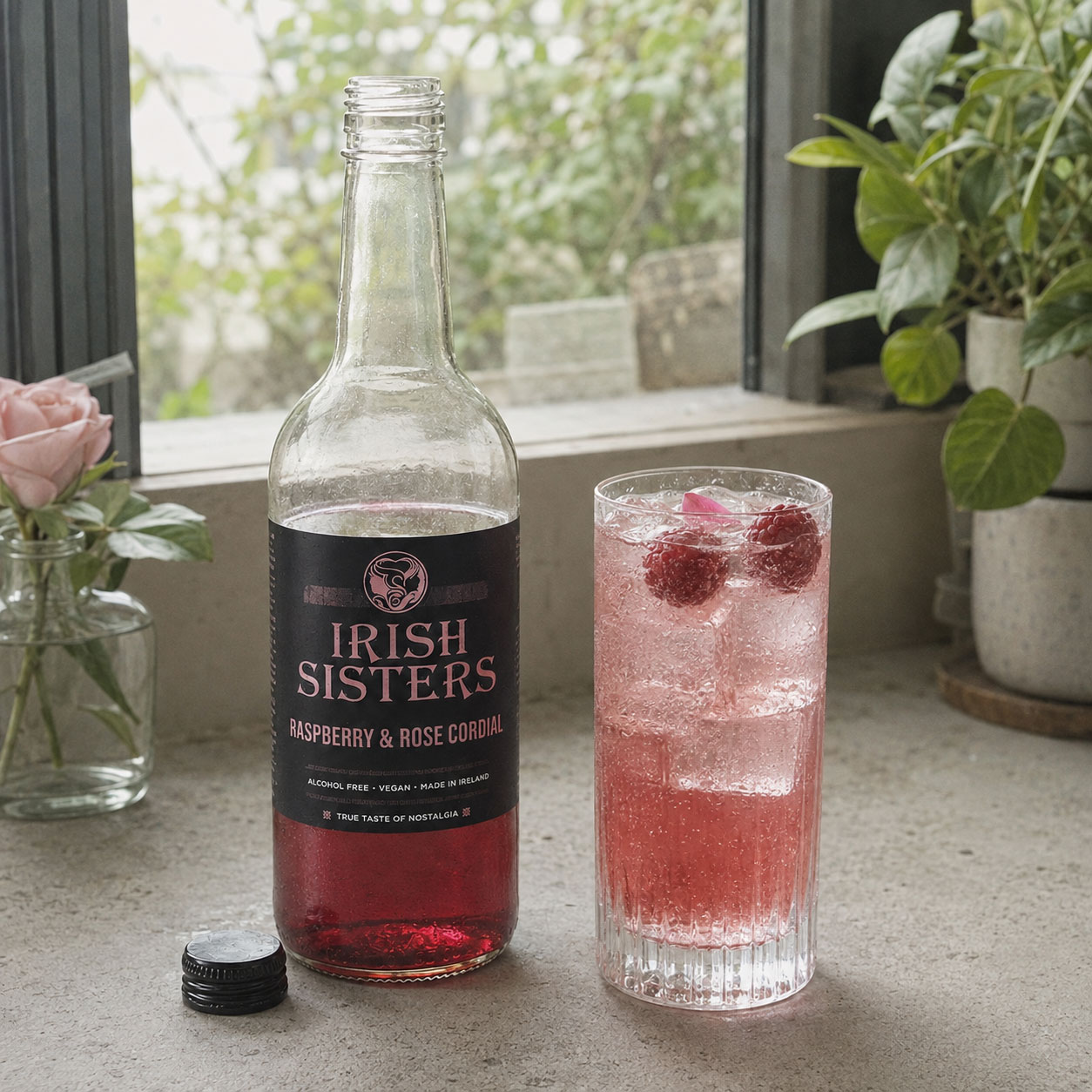 Raspberry & Rose Fizz